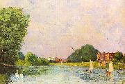 Alfred Sisley Themse bei Hampton Court oil